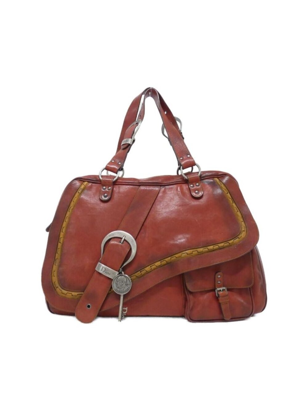 Dior Vintage Bag Handbag Burgundy - Picture 1 of 9